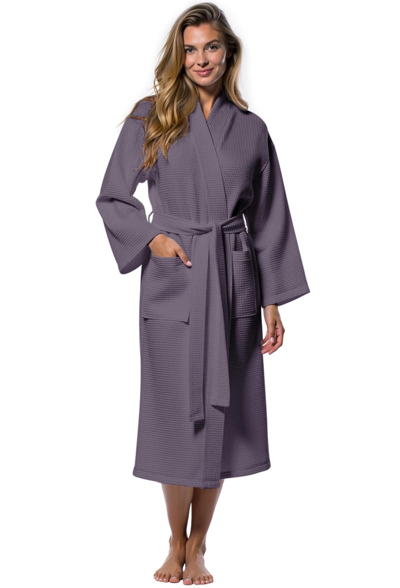 Turquaz Robes For Women Lightweight Unisex Waffle Kimono Bathrobe Mothers day Gifts - Image 1