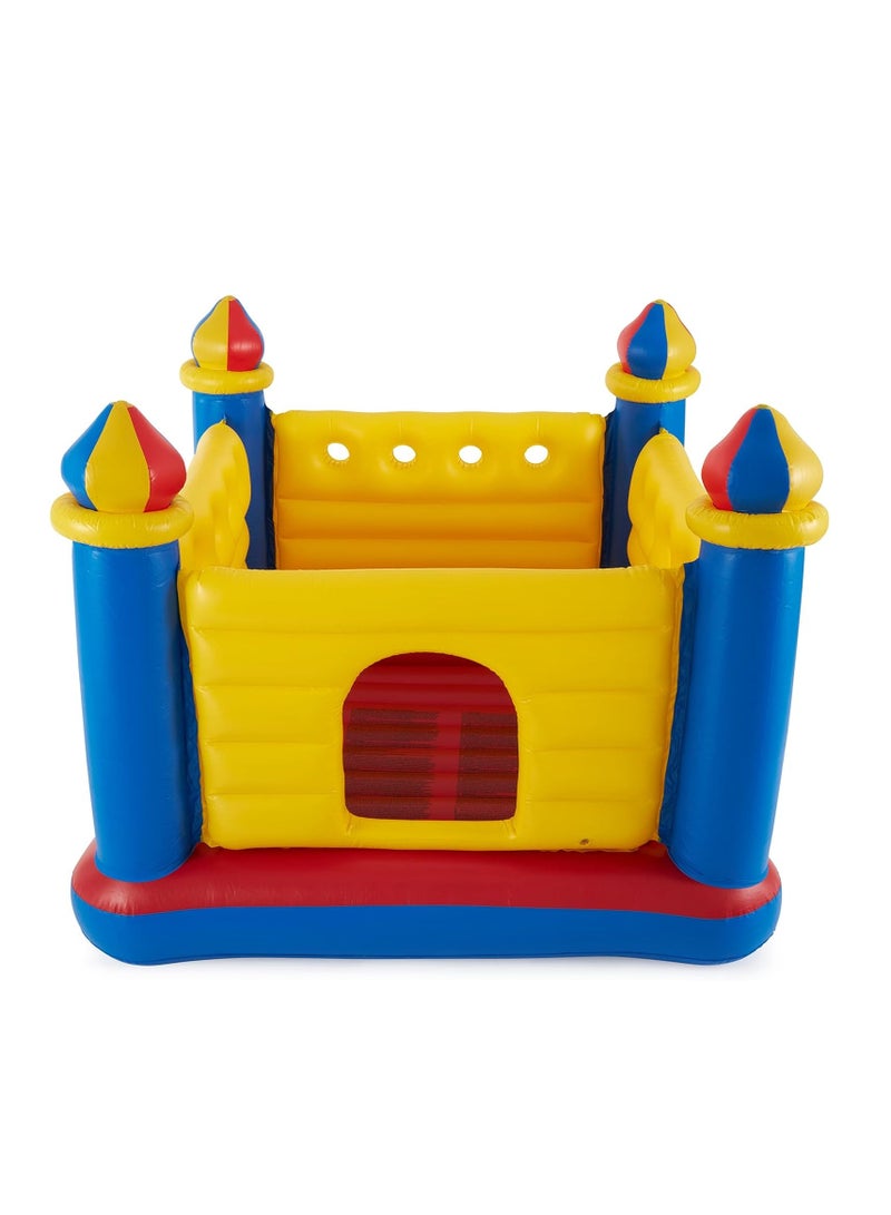 انتكس، لعبة القفز القابلة للنفخ جامب أو لين كاسل، مقاس 175.3 × 175Intex Jump-O-Lene Castle Inflatable Bouncer, Size 175.3 X 175.3 X 134.6 Cm.3 × 134.6 سم - Image 1