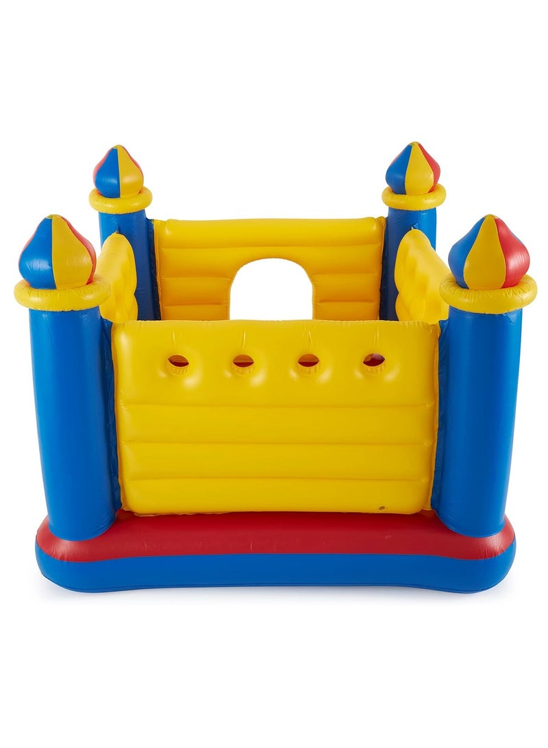 انتكس، لعبة القفز القابلة للنفخ جامب أو لين كاسل، مقاس 175.3 × 175Intex Jump-O-Lene Castle Inflatable Bouncer, Size 175.3 X 175.3 X 134.6 Cm.3 × 134.6 سم - Image 2