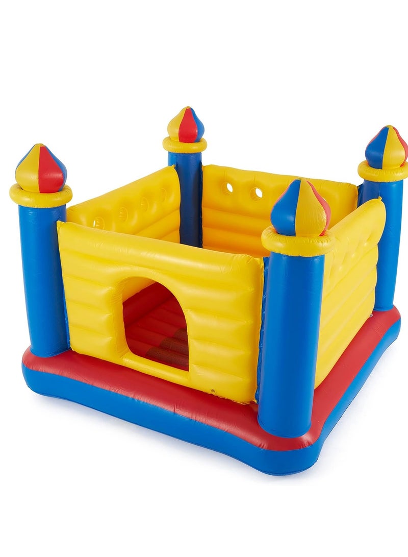 انتكس، لعبة القفز القابلة للنفخ جامب أو لين كاسل، مقاس 175.3 × 175Intex Jump-O-Lene Castle Inflatable Bouncer, Size 175.3 X 175.3 X 134.6 Cm.3 × 134.6 سم - Image 5