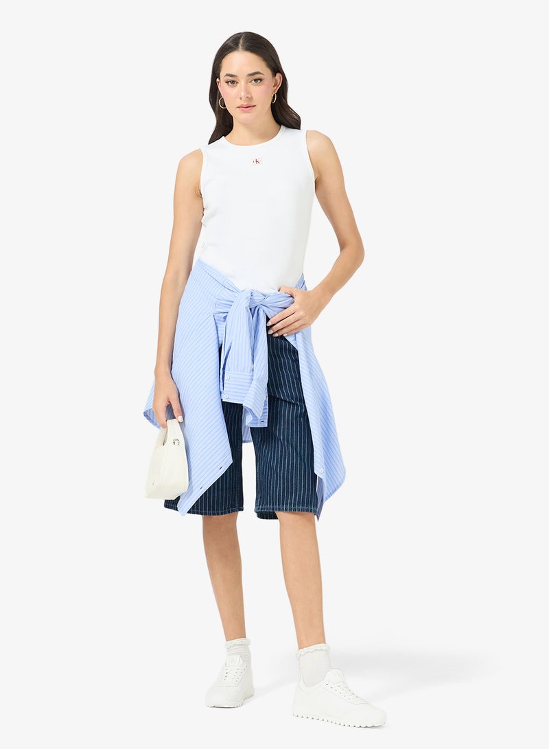 Calvin Klein Jeans Logo Label Tank Top - Image 4