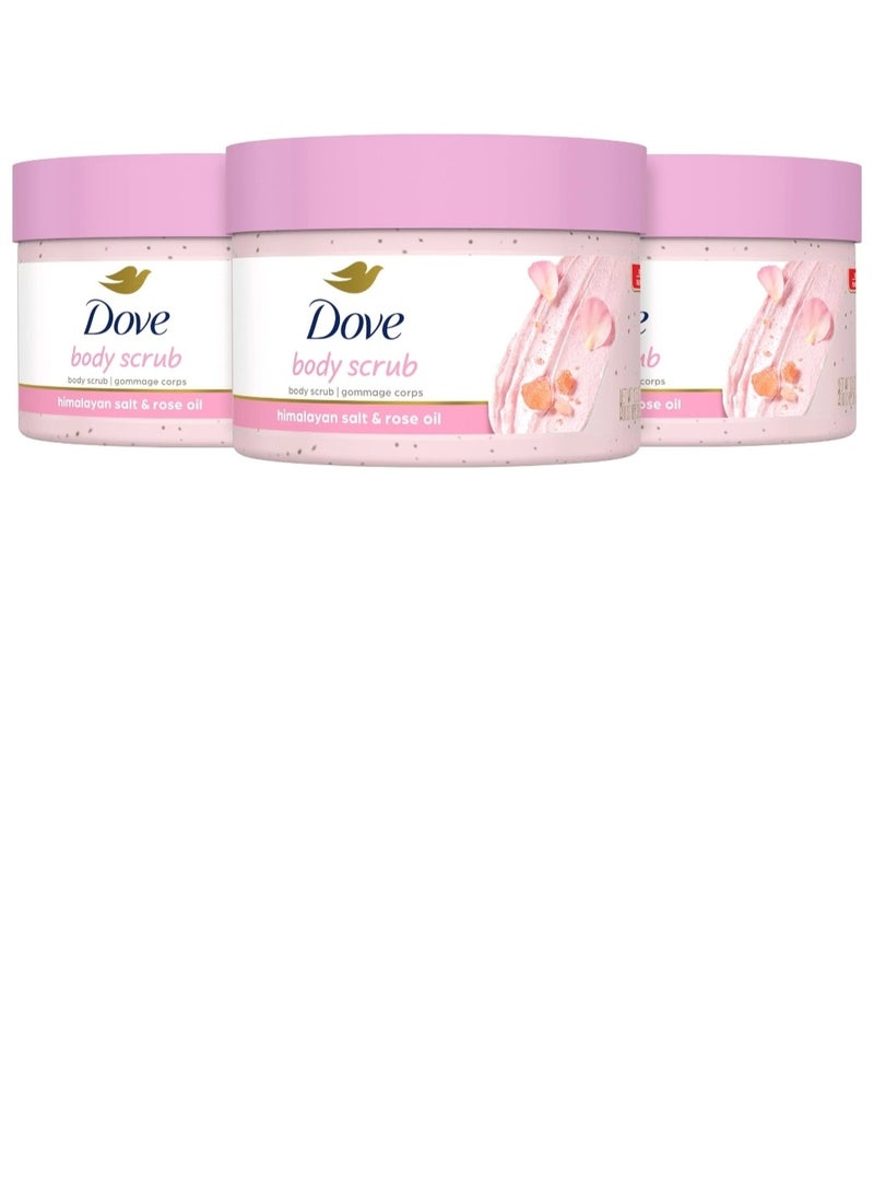 دوف مقشر الجسم دوف (ملح الهيمالايا وزيت الورد) 298 جرام في 3قطع - Image 2