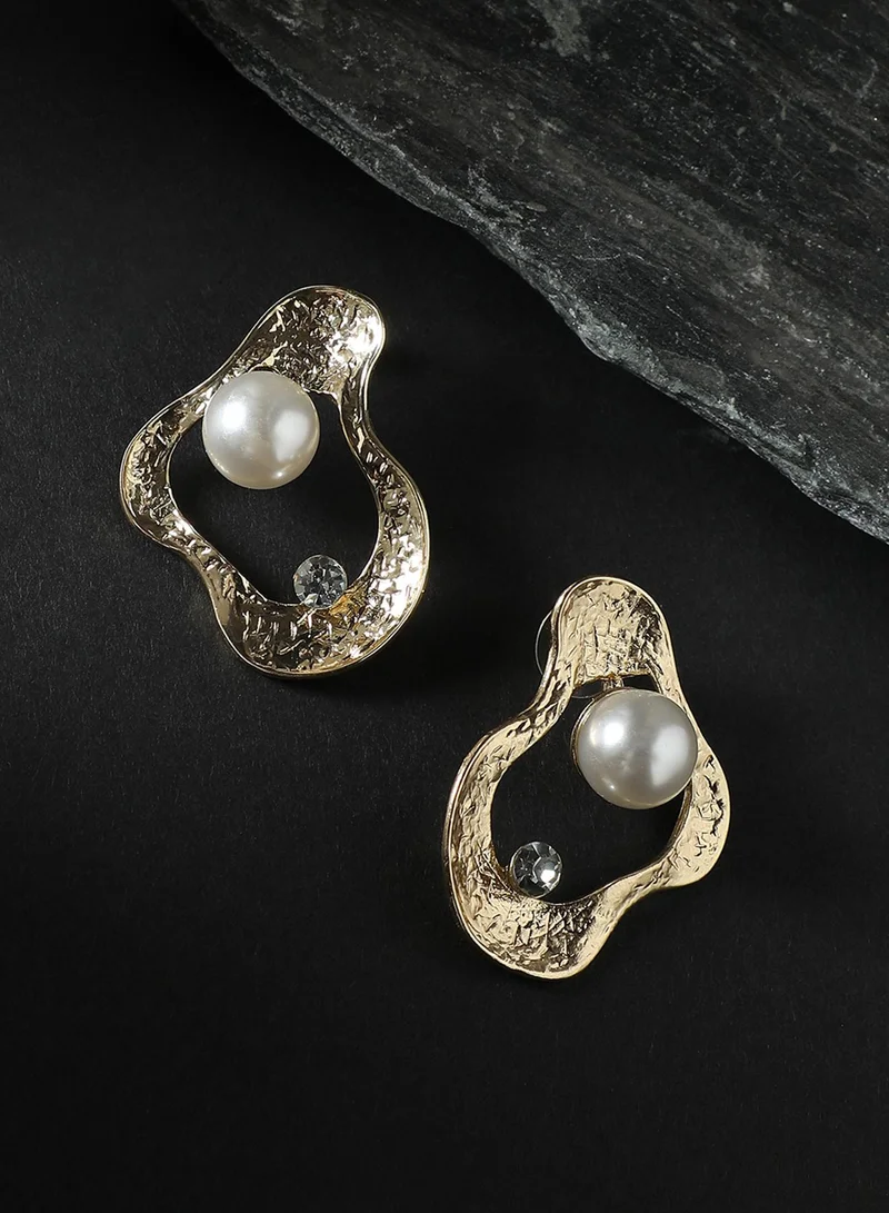 SOHI Opal Odyssey Artificial Stud Earring Jewellery
