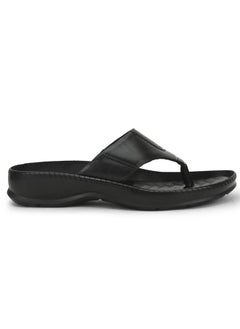Liberty Liberty Coolers META-1 Casual Slipper For Men With EVA Sole | Durable & Lightweight | Stylish & Trendy Design | Cushioned Footbed | Comfortable Fit for Every Occasion (Black - 9 UK)  - Image 2