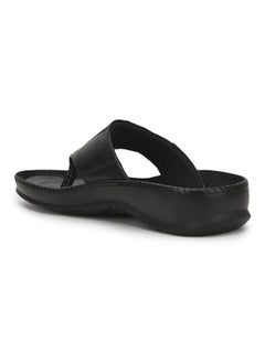 Liberty Liberty Coolers META-1 Casual Slipper For Men With EVA Sole | Durable & Lightweight | Stylish & Trendy Design | Cushioned Footbed | Comfortable Fit for Every Occasion (Black - 9 UK)  - Image 3