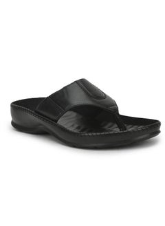 Liberty Liberty Coolers META-1 Casual Slipper For Men With EVA Sole | Durable & Lightweight | Stylish & Trendy Design | Cushioned Footbed | Comfortable Fit for Every Occasion (Black - 9 UK)  - Image 1