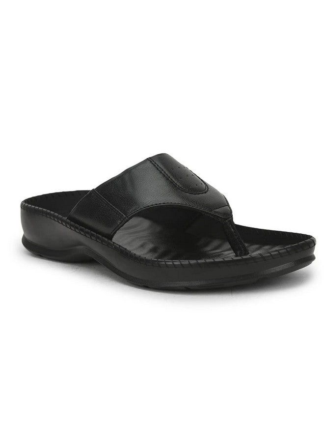 Liberty Coolers META-1 Casual Slipper For Men With EVA Sole | Durable & Lightweight | Stylish & Trendy Design | Cushioned Footbed | Comfortable Fit for Every Occasion (Black - 9 UK) - Image 1