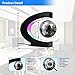 Flagest Magnetic Levitation Floating Globe Levitating C Shape Silver Black Globe with LED Lights for Education Home Office Desk Decor Holiday Anniversary Creative Gift33 Inches Sphere - Image 4