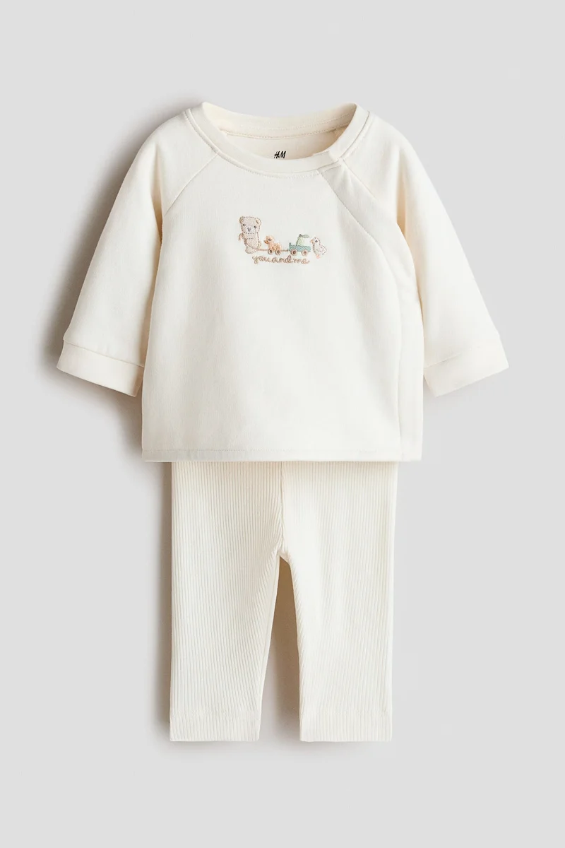 H&M 2-piece cotton set