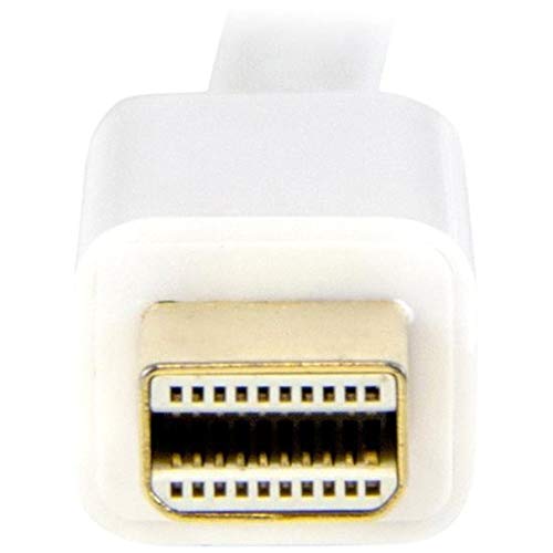 Startech.com StarTech.com Mini DisplayPort to HDMI Converter Cable - 3 ft (1m) - mDP to HDMI Adapter with Built-in Cable - (M / M) Ultra HD 4K - White (MDP2HDMM1MW)  - Image 3