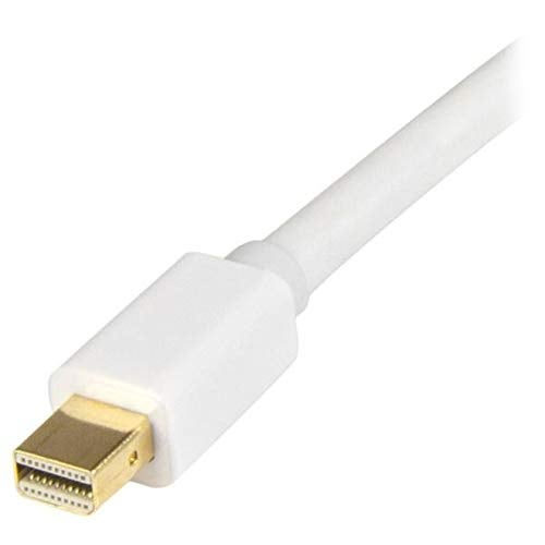 Startech.com StarTech.com Mini DisplayPort to HDMI Converter Cable - 3 ft (1m) - mDP to HDMI Adapter with Built-in Cable - (M / M) Ultra HD 4K - White (MDP2HDMM1MW)  - Image 4
