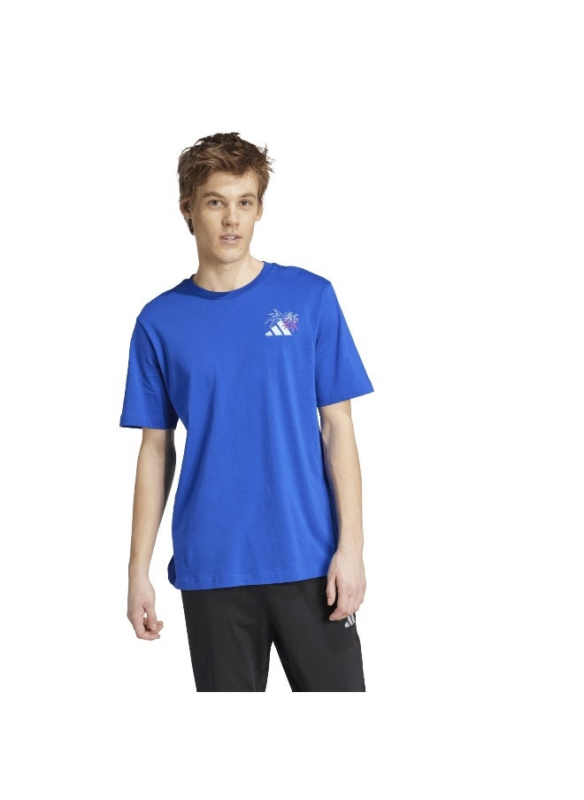 Adidas adidas lounge pastel embroidery men graphic t-shirt  - Image 2