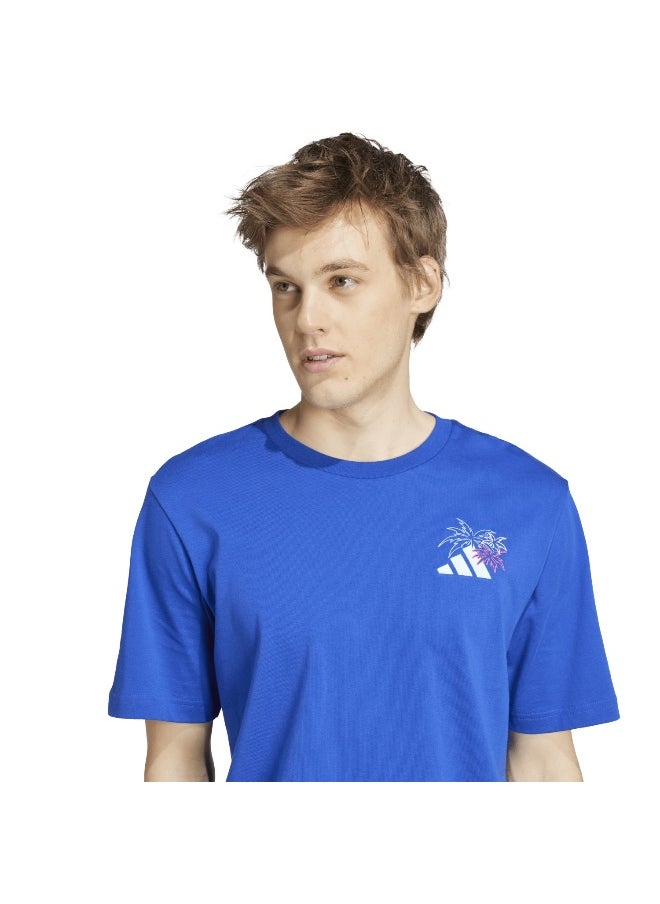 Adidas adidas lounge pastel embroidery men graphic t-shirt  - Image 5