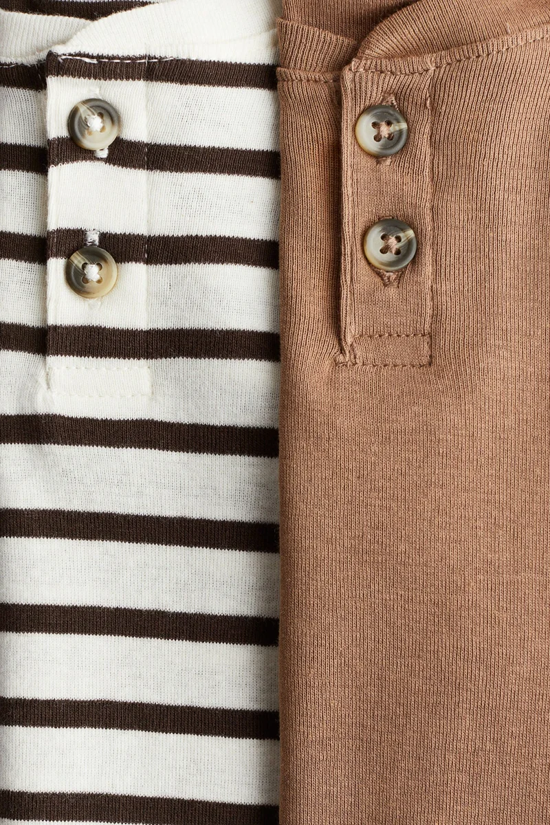 اتش اند ام بلوزة بقبّة مستديرة - عبوة من قطعتين