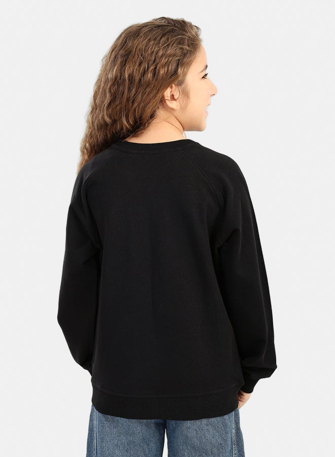 كارينا Girly Cozy Crew Neck من النوع الثقيل  - Image 3