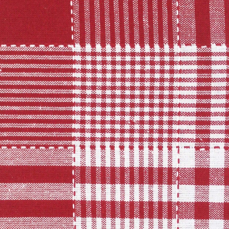 Airwill 100% Cotton Checkered Pattern Flap Pillow Covers (46x69cm)(Red, Pack of 2 Pieces) - Image 4
