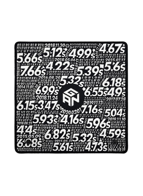 Rubik's Cube Mat Hand-painted Rubik's Cube Training Fly-stacked Cup Speed-stacked Cup Cushion Racing Mat-Color:Gan [magic Cube Pad] Black Warrior