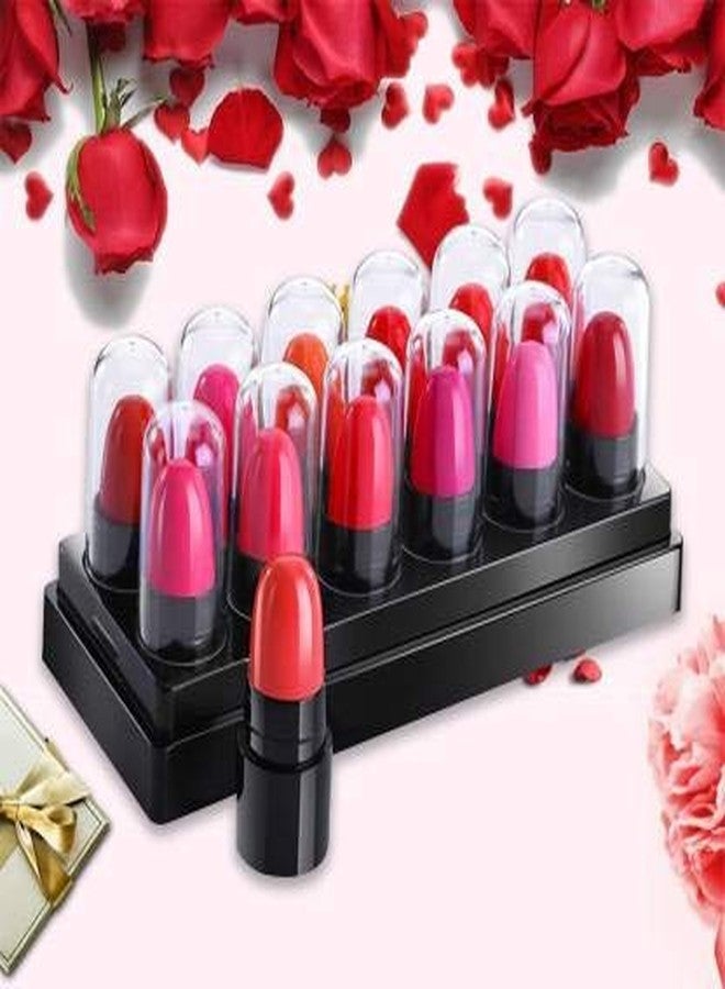 VBA Mini Pocket Lipstick Combo (Red,Magenta, Mauve, Purple, Peach, Cherry, Nude, Maroon, Brown, Pink, Disco Orange, Chocolate, 18 g) - Image 2