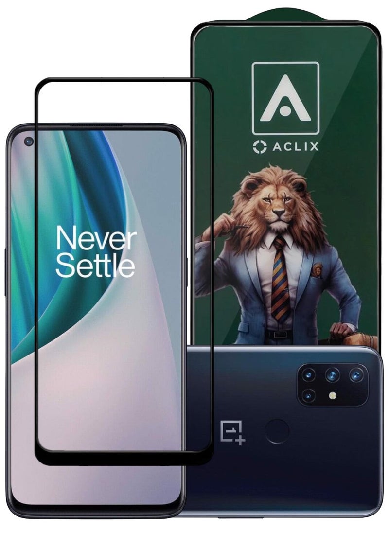 ACLIX Antistatic ESD Dustproof Premium Quality High Definition Tempered Glass Screen Protector Designed For OnePlus Nord N10 5G - Image 1