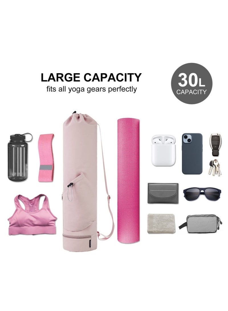 Arabest Yoga Mat Bag Large with Adjustable Carry Strap Pilates Bag with Bottle Pocket and Wet Compartment - Image 4