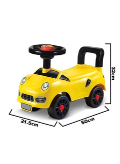 LB Kids Ride On Car with Steering Wheel Horn, Safety Backrest and Non-Slip Wheels  - Image 5