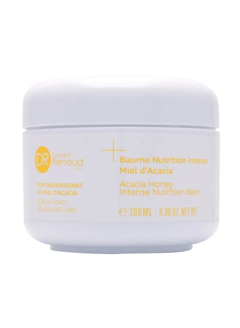 Dr. Renaud Acacia Honey Intense Nutrition Balm , Organic Honey and Shea Butter, 200 Ml
