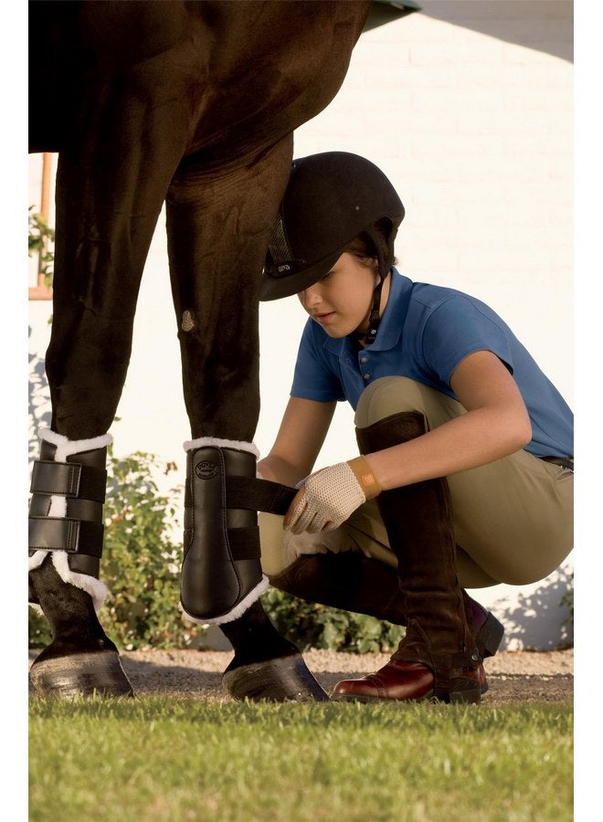 Dover Saddlery DS Sport Boots with Fleece Lining, Color: Black, Size: Large - Image 3