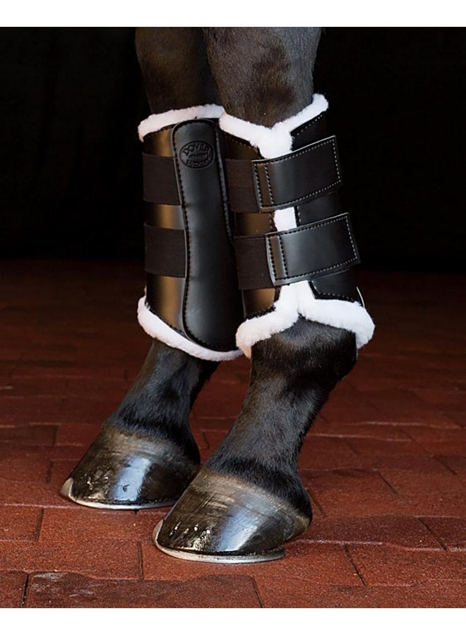 Dover Saddlery DS Sport Boots with Fleece Lining, Color: Black, Size: Large - Image 2