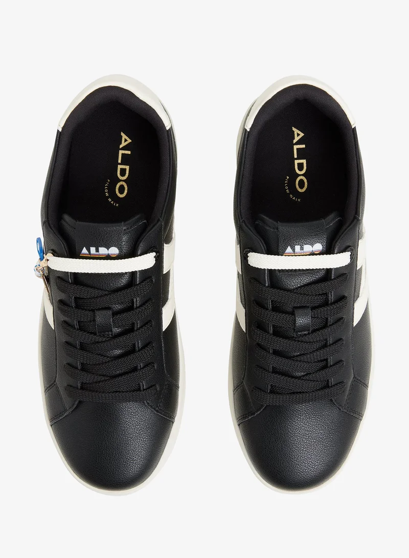 Aldo  MTL72 Patterned Low-Top Sneakers for Men | Best Price UAE