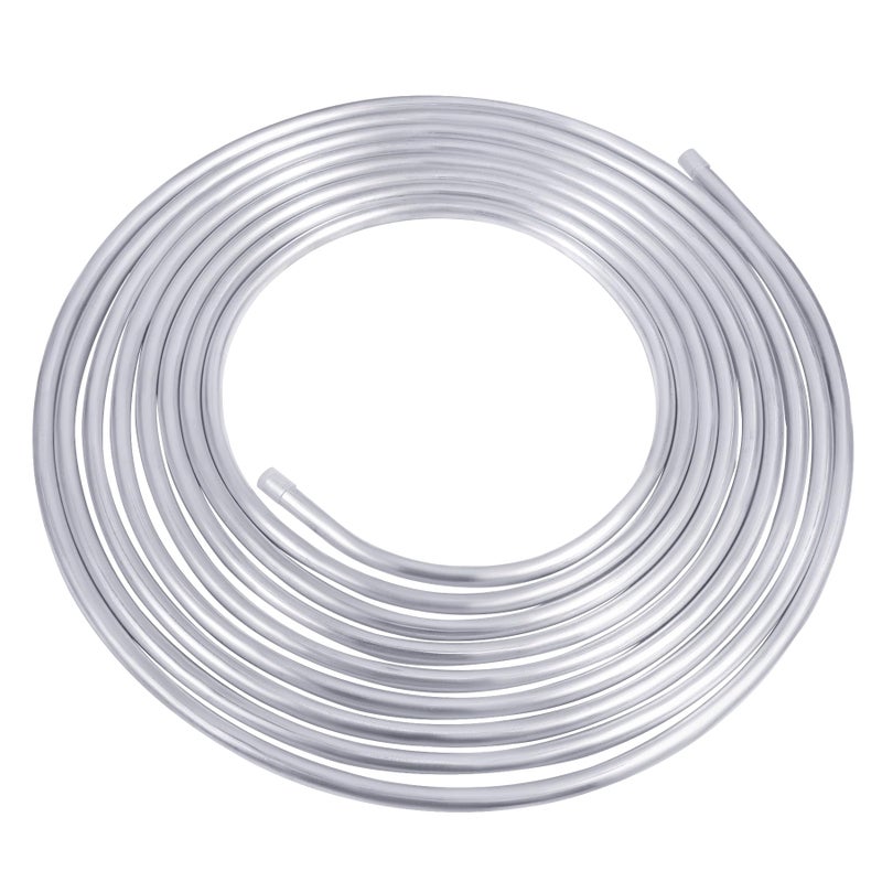 YullSorom 58 Metal Fuel Line58 OD Aluminium Coiled Tubing Hard Tube for Refrigeration Tubing Automotive Oil PipeBrake Line Metal Gas Line 10FT 58 OD 10FT - Image 2