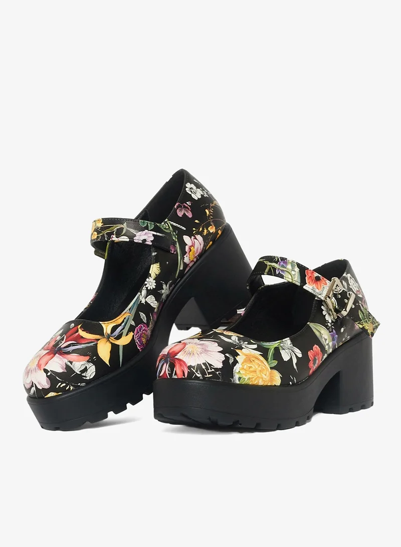 كوي Tira Mary Jane Shoes 'Floral Edition'