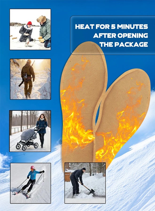 Polish'D 5 Pair Insole Feet Warmers, Disposable, Air Activated, Long Lasting Hot Warmers for Man - Image 2