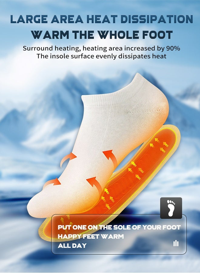Polish'D 5 Pair Insole Feet Warmers, Disposable, Air Activated, Long Lasting Hot Warmers for Man - Image 5