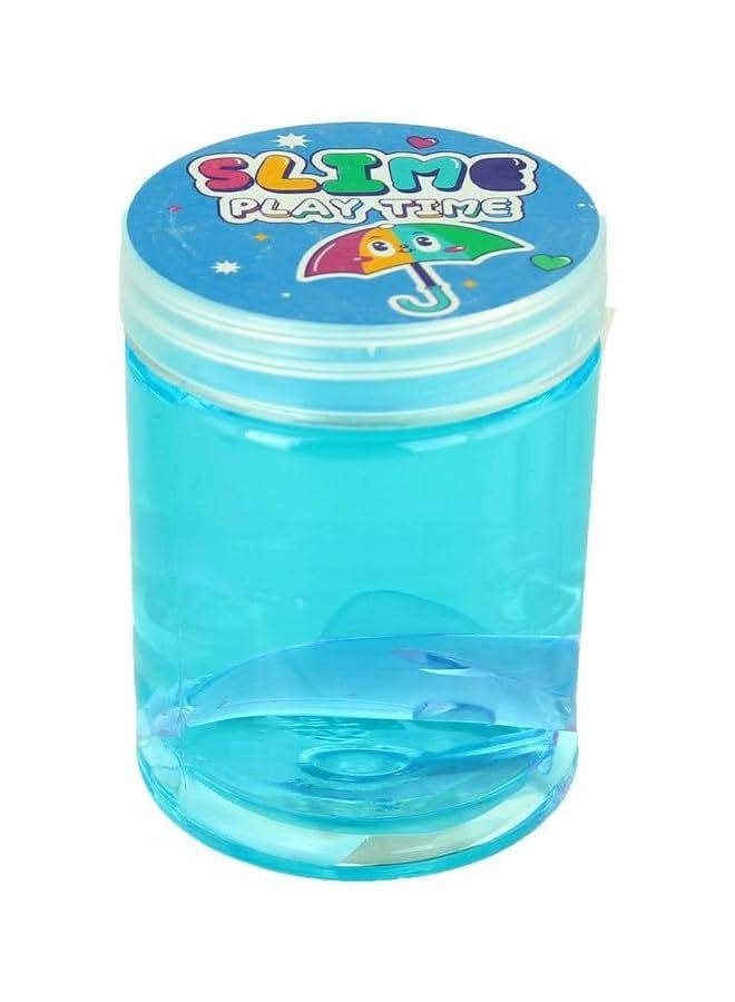 Clear Slime With Slime Dollphine For Kids - Blue - Image 1