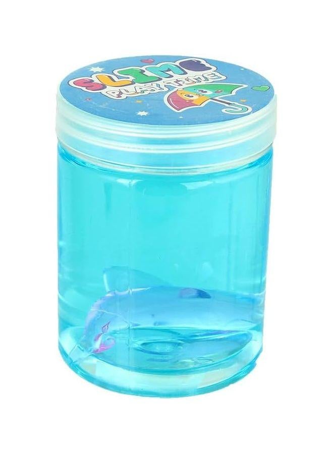 Clear Slime With Slime Dollphine For Kids - Blue - Image 2