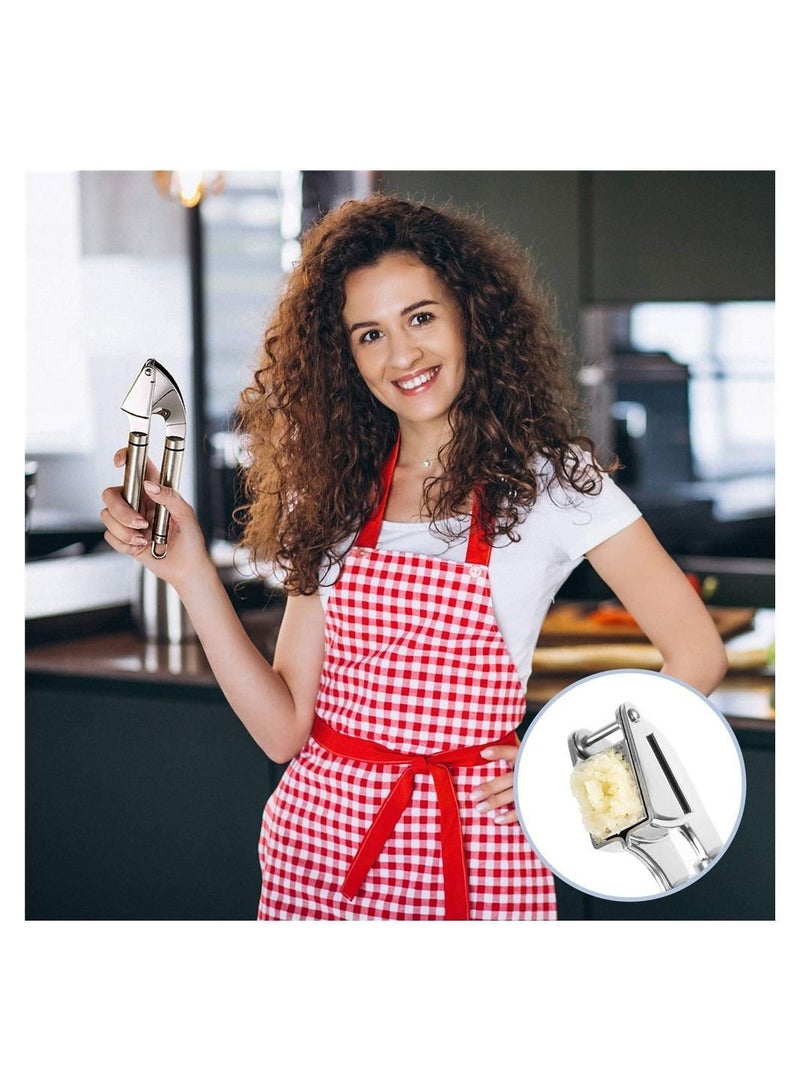 Y&D Garlic Press, Stainless Steel Crusher, Mincing and Crushing Tool for Nuts Seeds Ginger Press  - Image 5