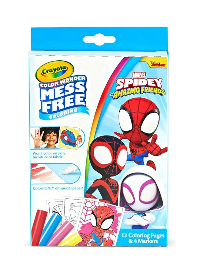 Crayola Color Wonder Mini Box Set, Spidey And His Amazing Friends