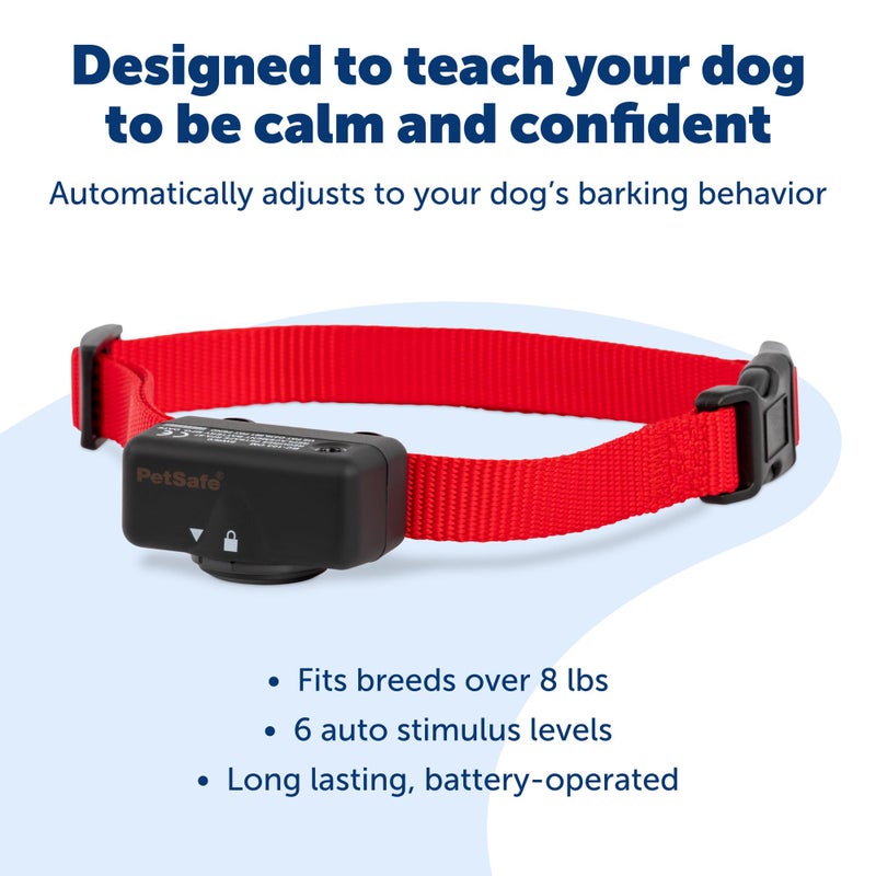 PetSafe Basic Bark Control Collar - Effective & Accurate Bark Detection Collar - Safe & Reliable Training with Multiple Static Stimulation Levels - Waterproof & Battery-Operated - Image 3
