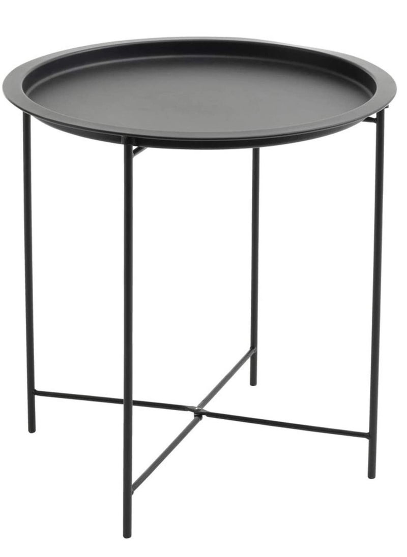 CAPITAL Round Tray Table Black  - Image 1