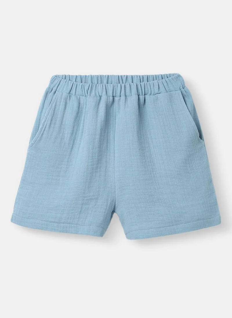 Nautinati Boys’ Shirt and Shorts Set | Front Pocket Shirt | Clothing Set for 2-10 Years