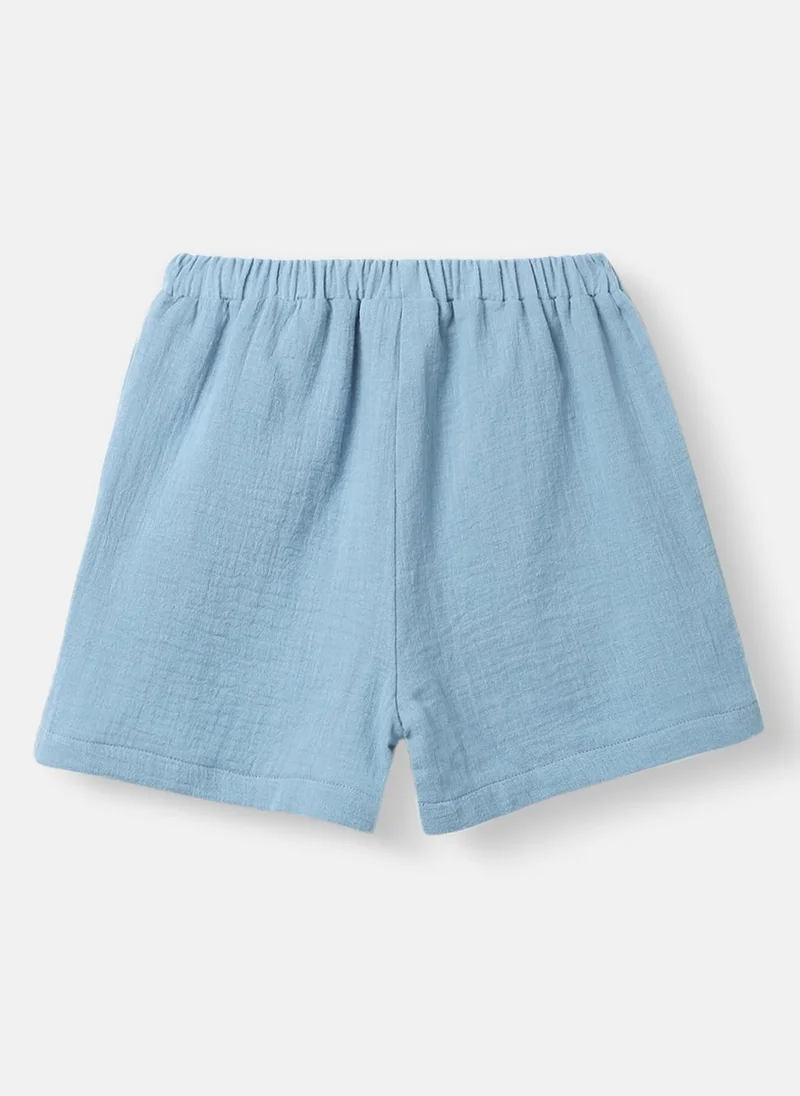 Nautinati Boys’ Shirt and Shorts Set | Front Pocket Shirt | Clothing Set for 2-10 Years