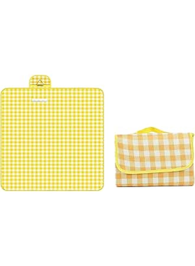 Water Shedding Picnic Blanket Thick Non Woven Beach Mat For Camping Spring Outing Outdoor Picnic Foldable Compact 11.6oz Easy Carry 150 X 200cm - Image 1