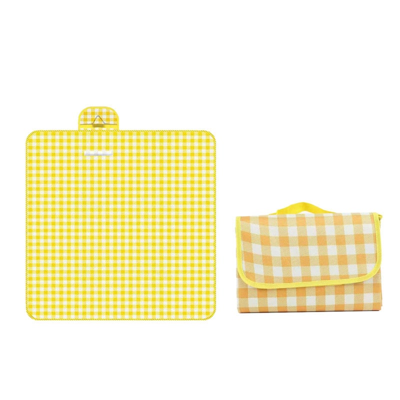 Water Shedding Picnic Blanket Thick Non Woven Beach Mat For Camping Spring Outing Outdoor Picnic Foldable Compact 11.6oz Easy Carry 150 X 200cm - Image 2