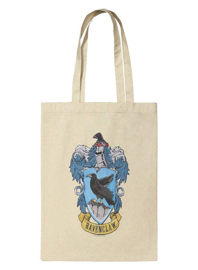 GRAPHICS & MORE Harry Potter Ravenclaw Painted Crest Grocery Travel Reusable Tote Bag - Image 1