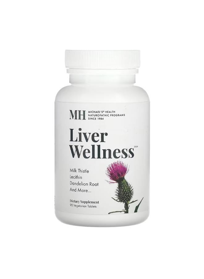 مايكلز ناتوروباثيك Liver Wellness 90 Vegetarian Tablets - Image 1