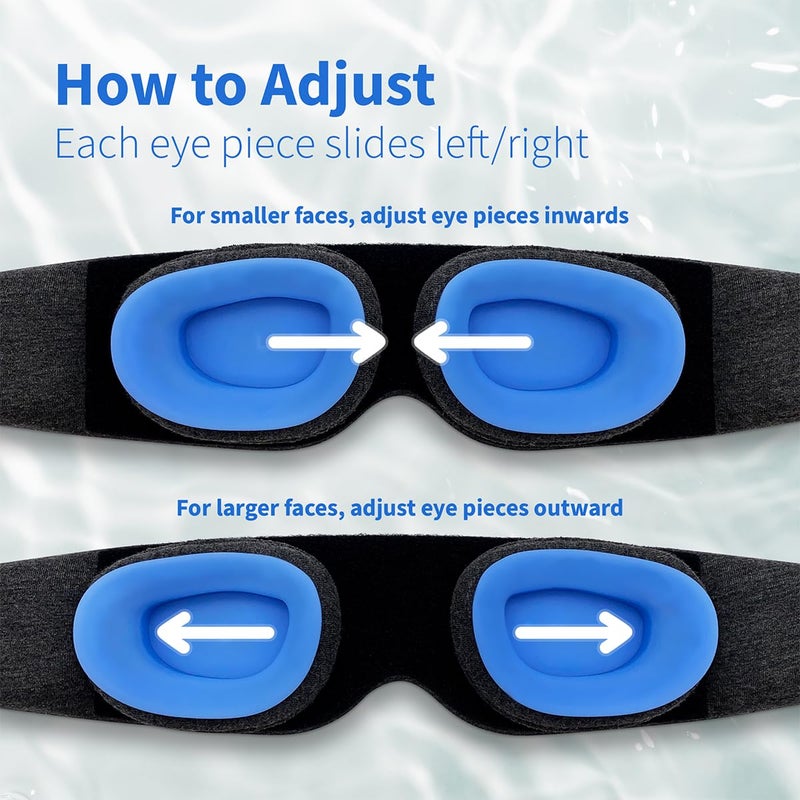 Blinkjoy Hydrating Sleep Mask for Dry Eye Relief â€“ Moisture-Sealing Blackout Eye Mask Protects from Dust & Drafts, Preserves Eye Drops & Ointment, Lightweight (1st Gen) - Image 5