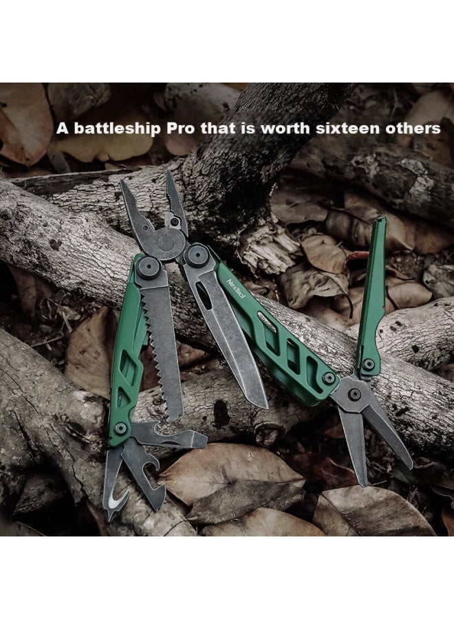 Nextool Outdoor Multi-tool Pliers Knife Emergency Sharp Scissors Pointed Nose Combination Battleship Pliers - Image 1