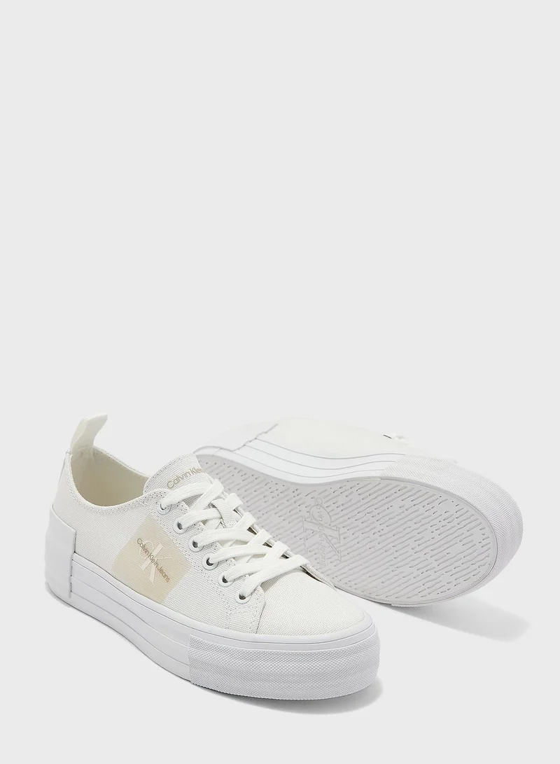 Calvin Klein Jeans Bold Vulcanised Flatform Laceup Sneakers