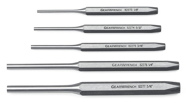 GEARWRENCH 5 Pc Pin Punch Set 82309