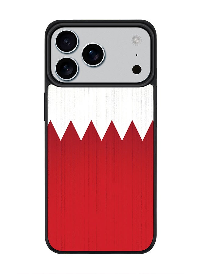 Stylizedd iPhone 17 Pro Max Case, [Compatible with MagSafe] Slim Magnetic cover Phone Case iPhone 17 Pro Max -Flag Of Bahrain - Image 1